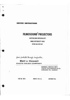 Bell and Howell 652 manual. Camera Instructions.